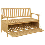 Banco de almacenamiento 120 x 63 x 84 cm Acacia Sólido