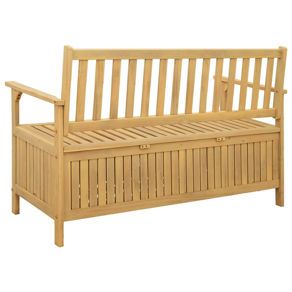 Banco de almacenamiento 120 x 63 x 84 cm Acacia Sólido