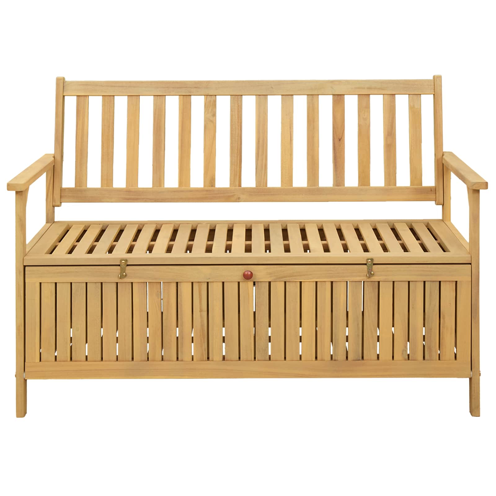 Banco de almacenamiento 120 x 63 x 84 cm Acacia Sólido