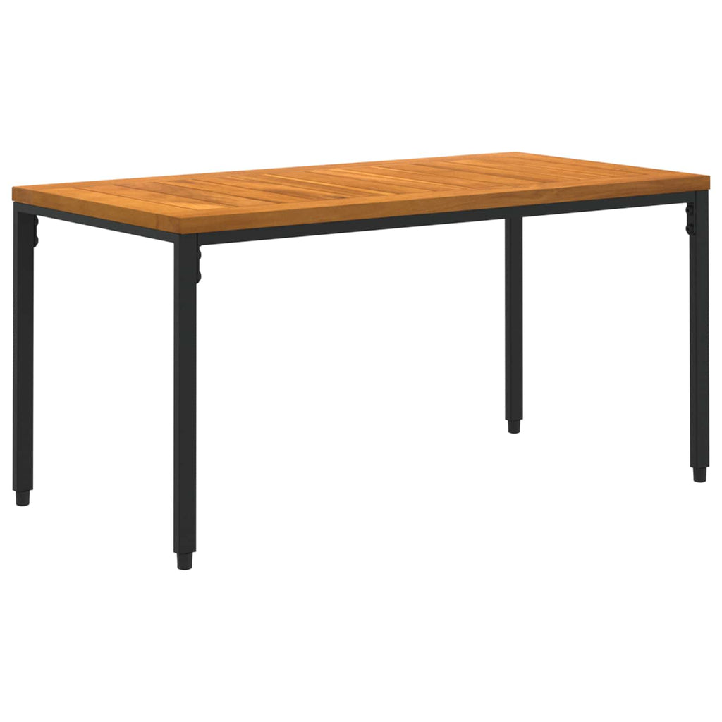 Juego de muebles de exterior 4 pcs Negro ratán sintético