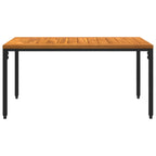Juego de muebles de exterior 4 pcs Negro ratán sintético