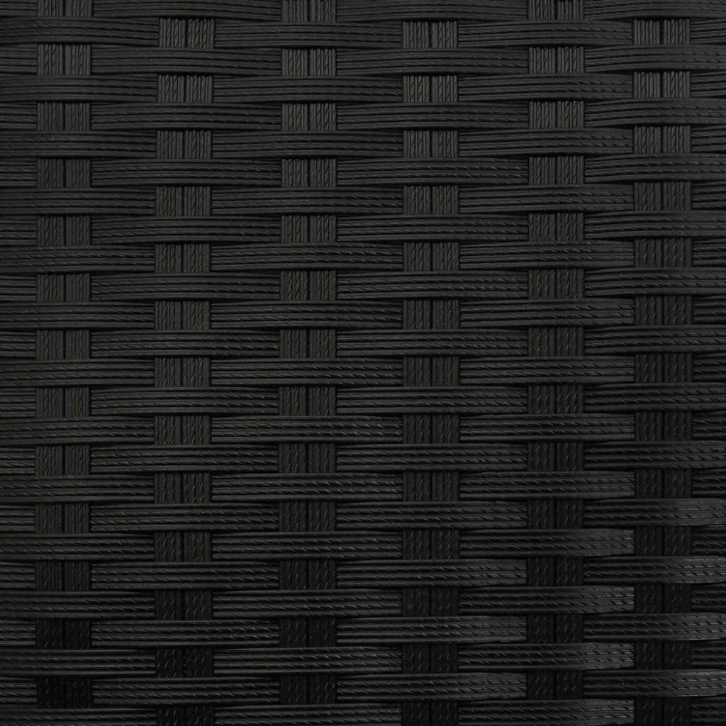 Mesa lateral Negro ratán sintético