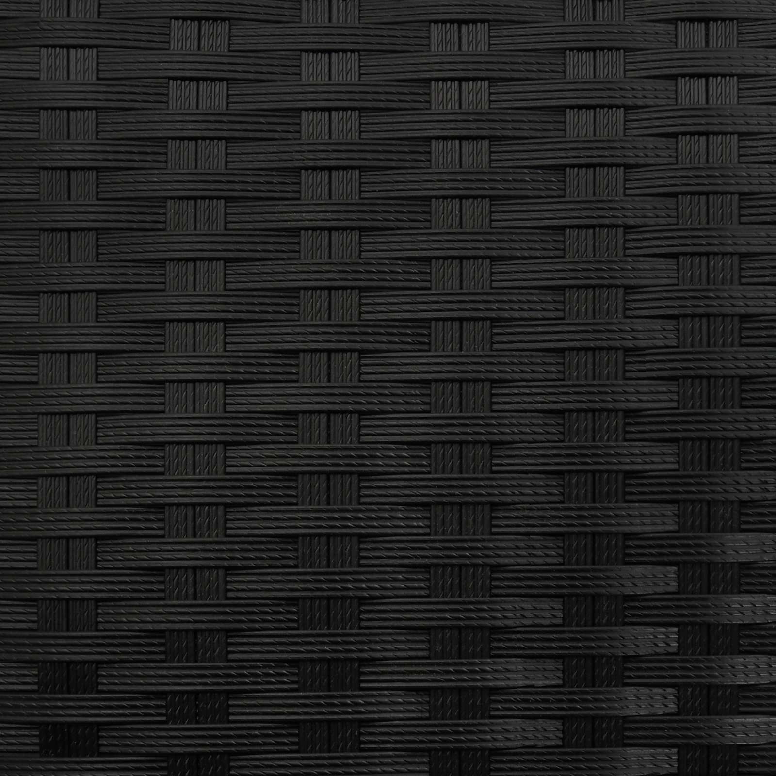 Mesa lateral Negro ratán sintético