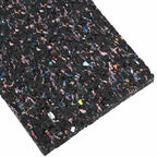Rollo de gránulos de caucho Negro 1000 x 10 x 0,3 cm Goma