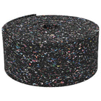 Rollo de gránulos de caucho Negro 1000 x 10 x 0,3 cm Goma