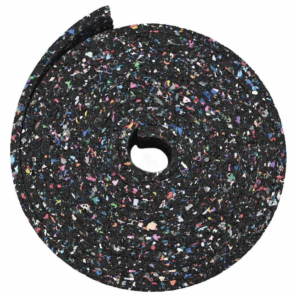 Rollo de gránulos de caucho Negro 1000 x 10 x 0,3 cm Goma