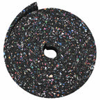 Rollo de gránulos de caucho Negro 1000 x 10 x 0,3 cm Goma