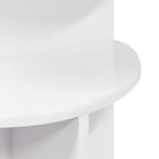 Mesa lateral Brillante Ø 39,5 x 55 cm Madera de Ingeniería