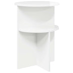 Mesa lateral Brillante Ø 39,5 x 55 cm Madera de Ingeniería