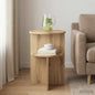 Mesa lateral Brillante Ø 39,5 x 55 cm Madera de Ingeniería