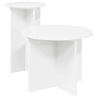 Conjunto de mesas auxiliares 2 pcs Gris Hormigón