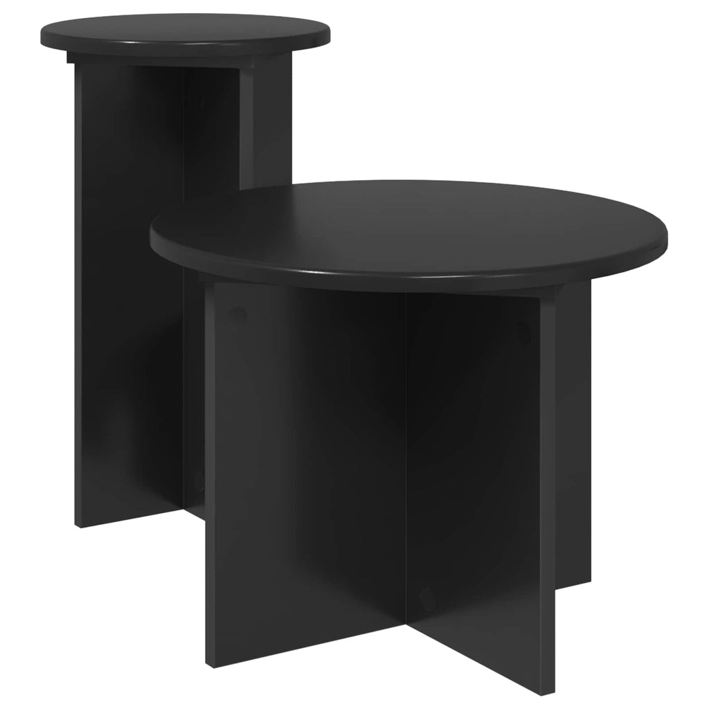 Conjunto de mesas auxiliares 2 pcs Gris Hormigón
