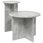 Conjunto de mesas auxiliares 2 pcs Gris Hormigón