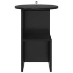 Mesa lateral Roble Negro Ø 39,5 x 55 cm Madera de Ingeniería