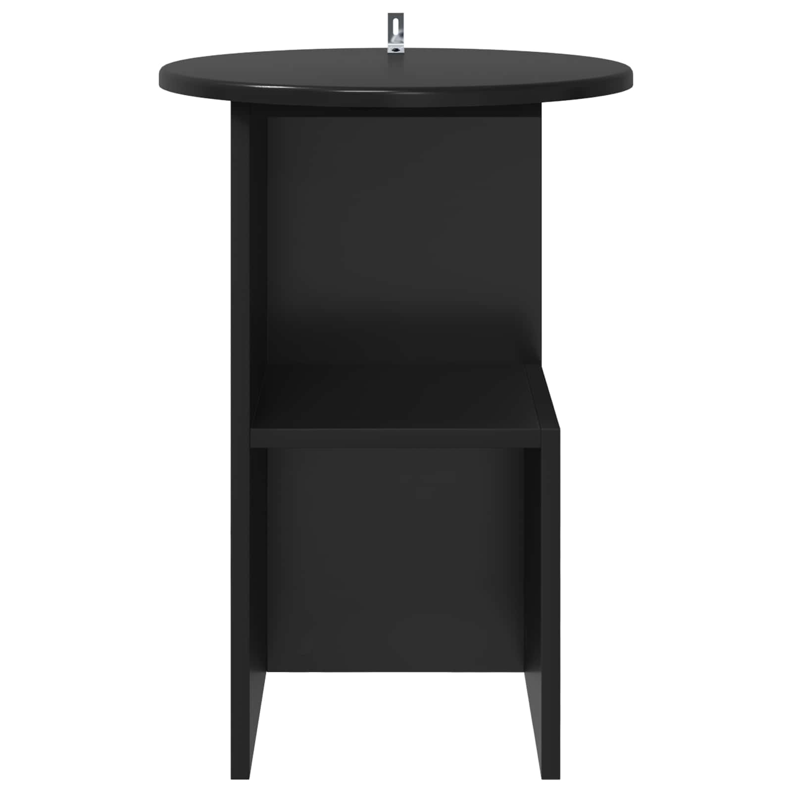 Mesa lateral Roble Negro Ø 39,5 x 55 cm Madera de Ingeniería