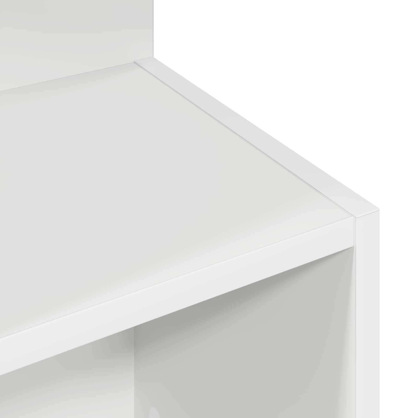 Mesa lateral Brillante Ø 39,5 x 55 cm Madera de Ingeniería