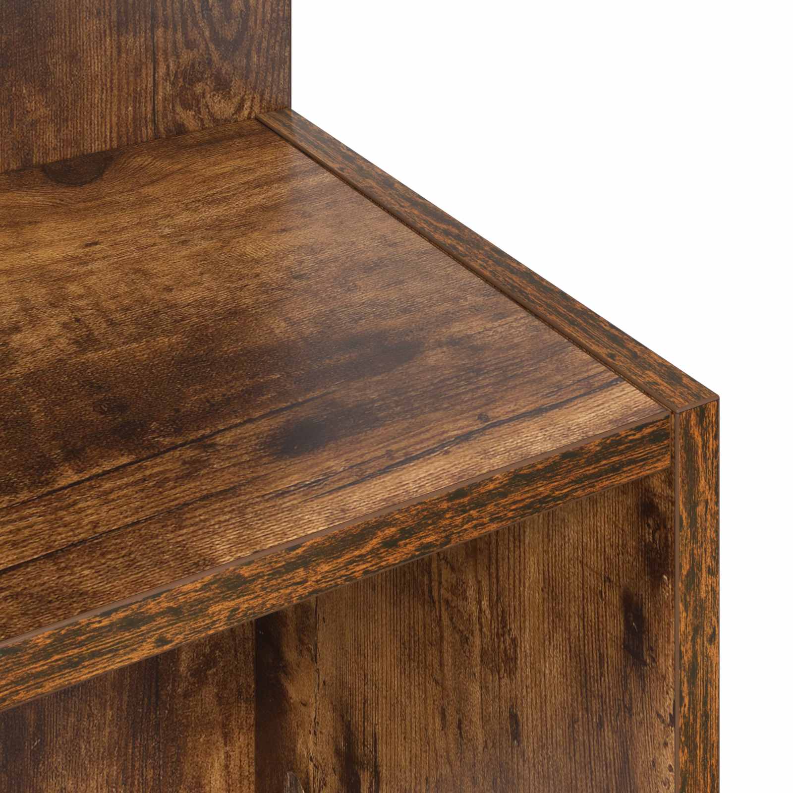Mesa lateral Roble Ahumado Ø 39,5 x 55 cm Madera de Ingeniería
