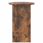 Mesa lateral Roble Ahumado Ø 39,5 x 55 cm Madera de Ingeniería