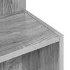 Mesa lateral Gris Sonoma Ø 39,5 x 55 cm Madera de Ingeniería