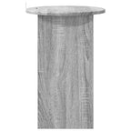 Mesa lateral Gris Sonoma Ø 39,5 x 55 cm Madera de Ingeniería