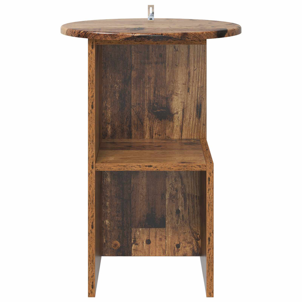 Mesa lateral Madera envejecida Ø 39,5 x 55 cm