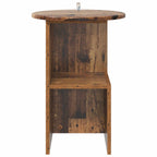 Mesa lateral Madera envejecida Ø 39,5 x 55 cm