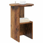 Mesa lateral Madera envejecida Ø 39,5 x 55 cm