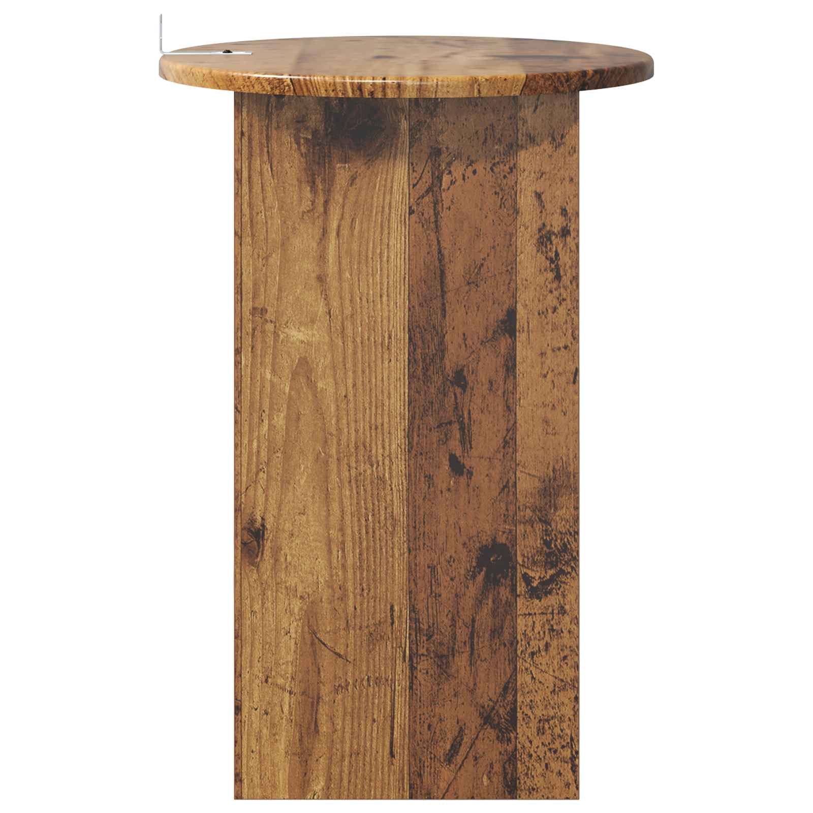 Mesa lateral Madera envejecida Ø 39,5 x 55 cm