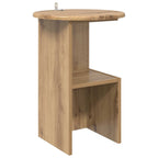 Mesa lateral Roble Artesanal Ø 39,5 x 55 cm
