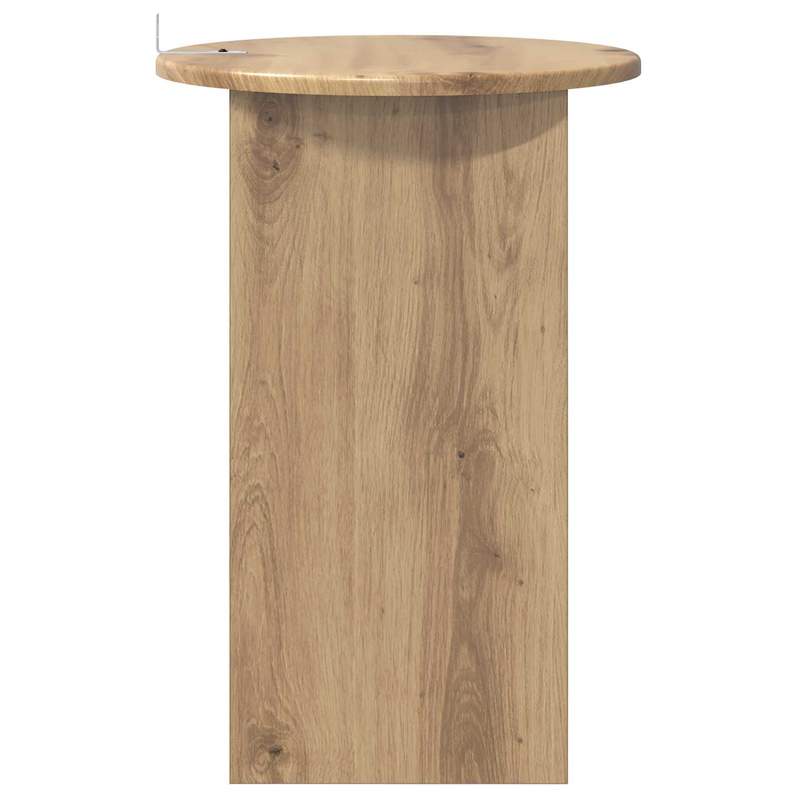 Mesa lateral Roble Artesanal Ø 39,5 x 55 cm