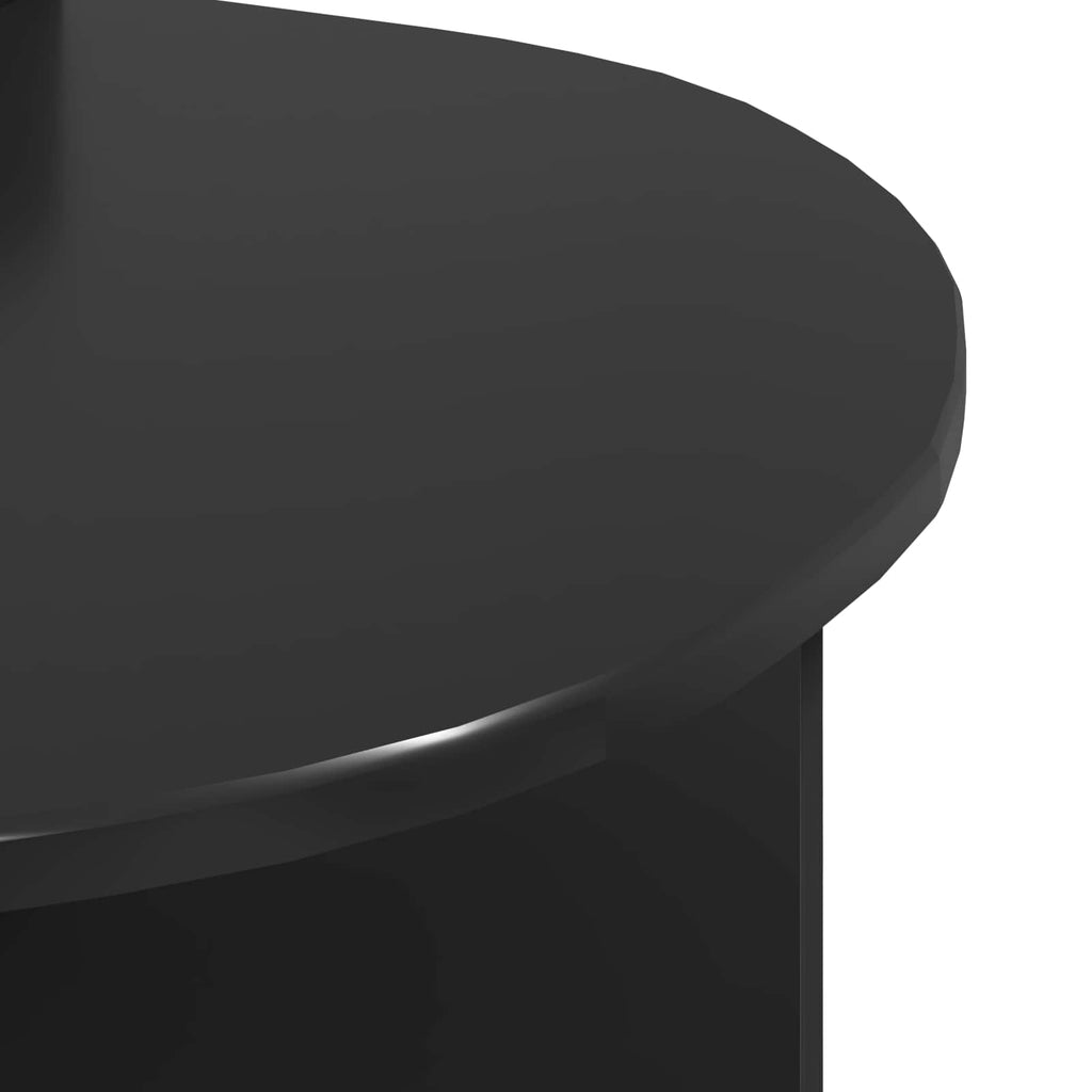Mesa de Café Roble Negro 100 x 50 x 40 cm Madera de Ingeniería