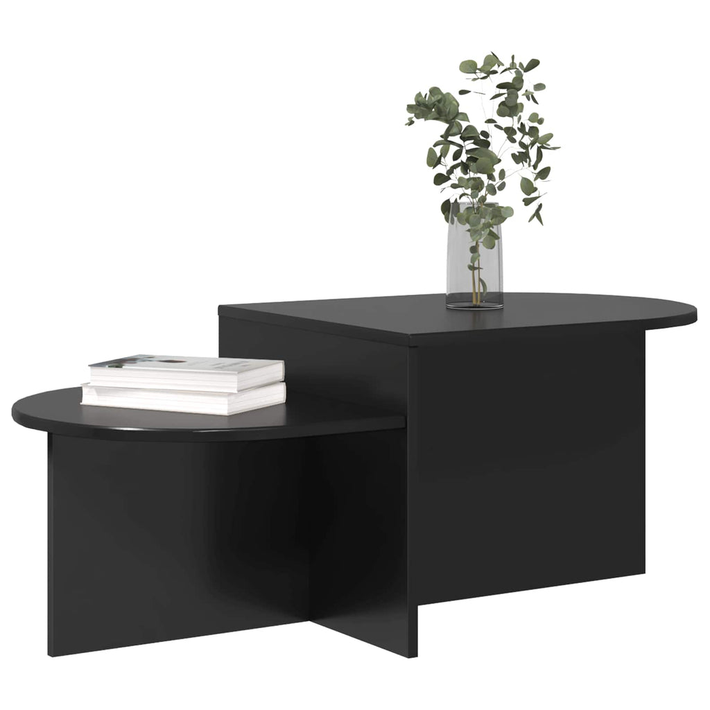 Mesa de Café Roble Negro 100 x 50 x 40 cm Madera de Ingeniería