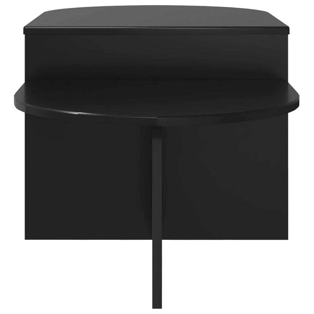 Mesa de Café Roble Negro 100 x 50 x 40 cm Madera de Ingeniería