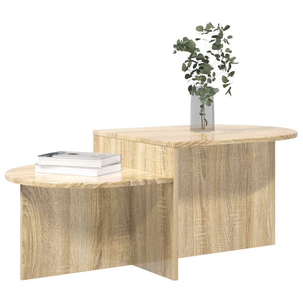 Mesa de Café Roble Sonoma 100 x 50 x 40 cm Madera de Ingeniería