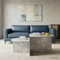 Mesa de Centro Cinzento Cimento 100 x 50 x 40 cm