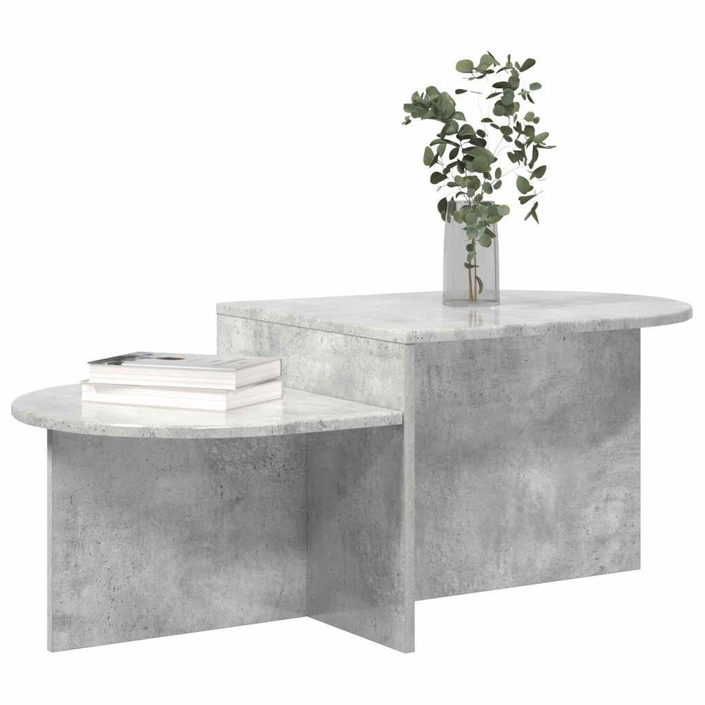 Mesa de Café Gris Hormigón 100 x 50 x 40 cm