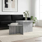 Mesa de Café Gris Sonoma 100 x 50 x 40 cm Madera de Ingeniería