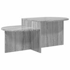 Mesa de Café Gris Sonoma 100 x 50 x 40 cm Madera de Ingeniería