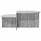 Mesa de Café Gris Sonoma 100 x 50 x 40 cm Madera de Ingeniería