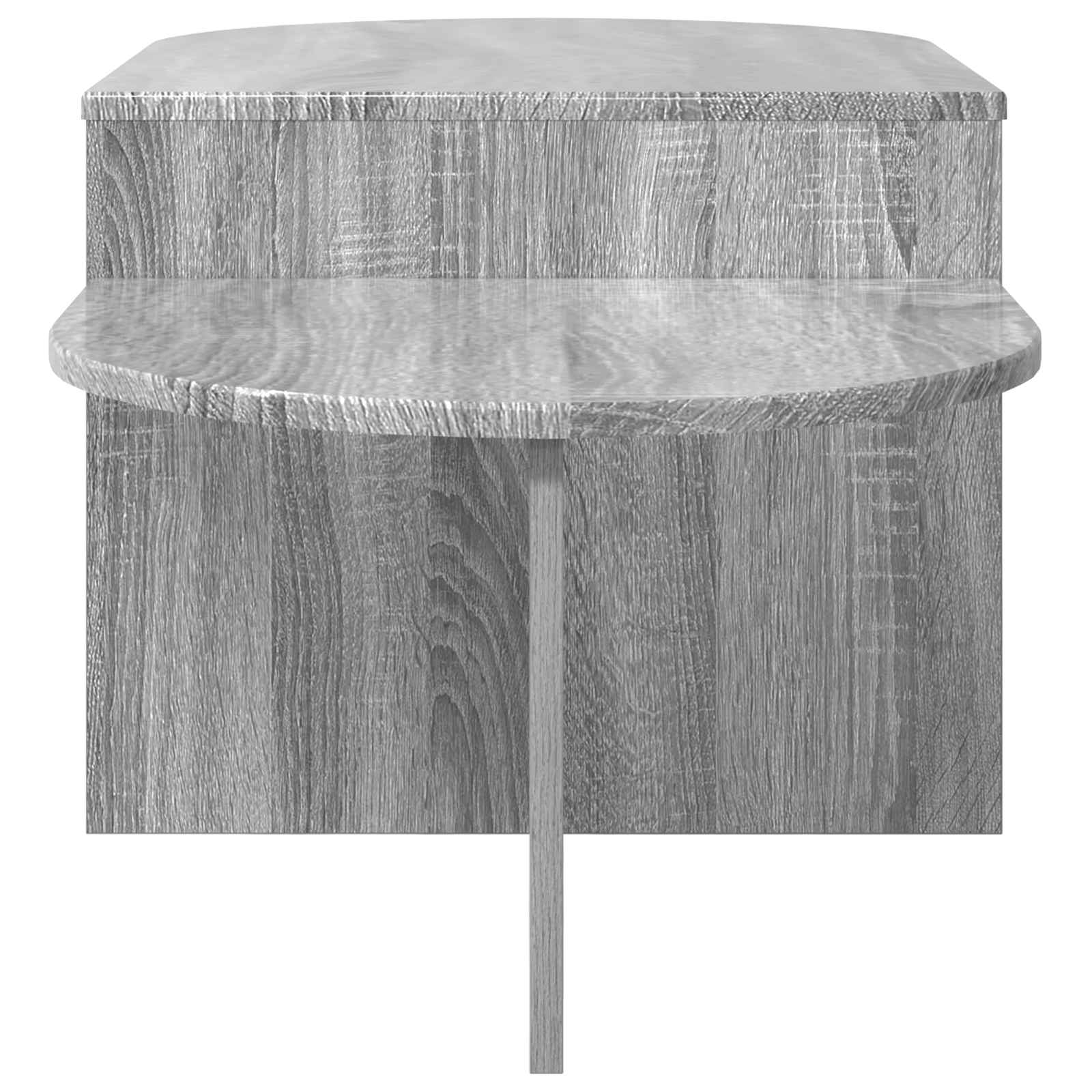 Mesa de Café Gris Sonoma 100 x 50 x 40 cm Madera de Ingeniería