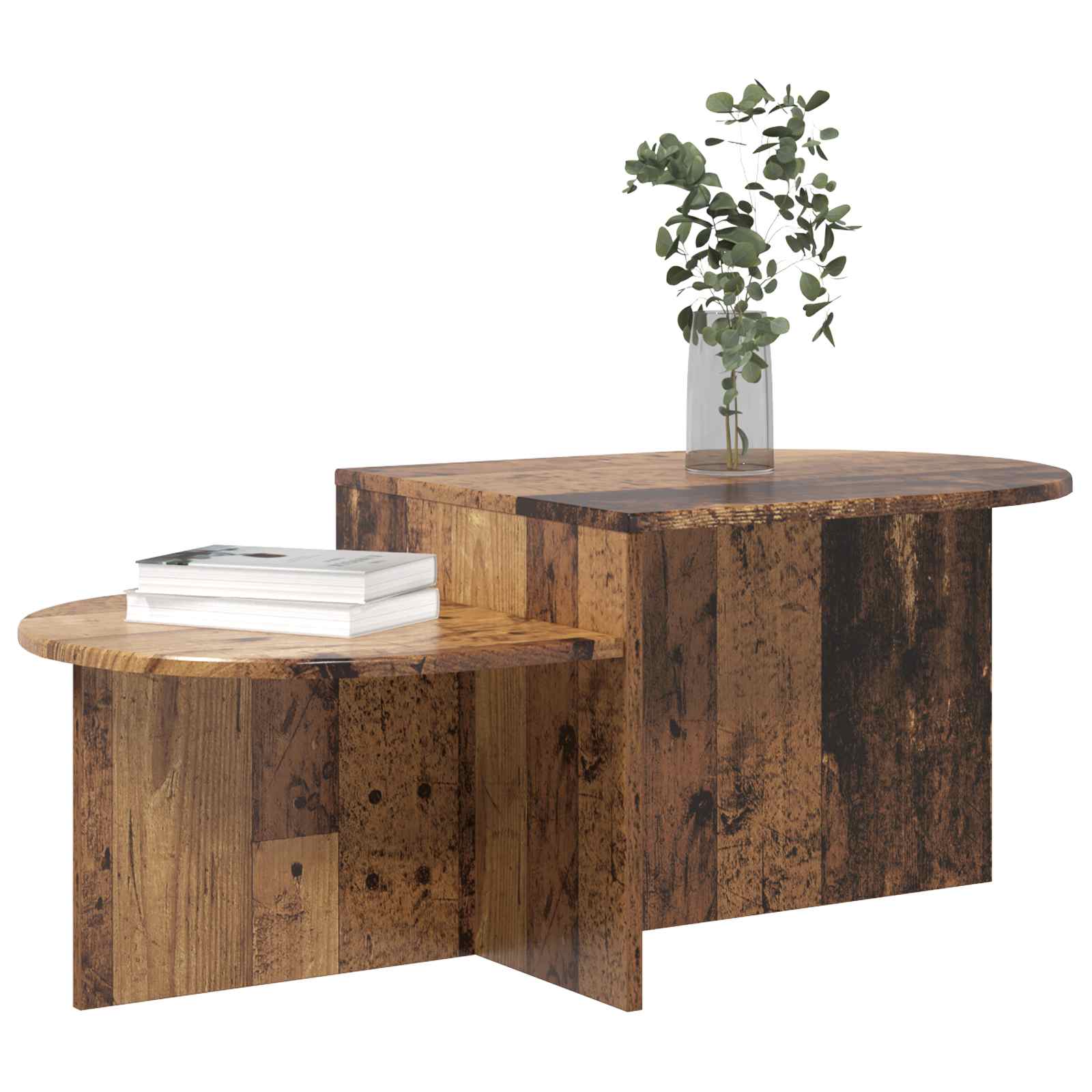 Mesa de Café Madera envejecida 100 x 50 x 40 cm