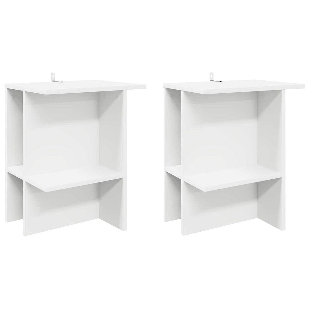 Mesa de Café 2 pcs 40 x 30 x 49 cm Madera de Ingeniería