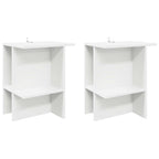Mesa de Café 2 pcs 40 x 30 x 49 cm Madera de Ingeniería