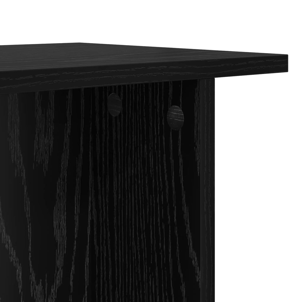Mesa de Café Roble Negro 40 x 30 x 49 cm Madera de Ingeniería