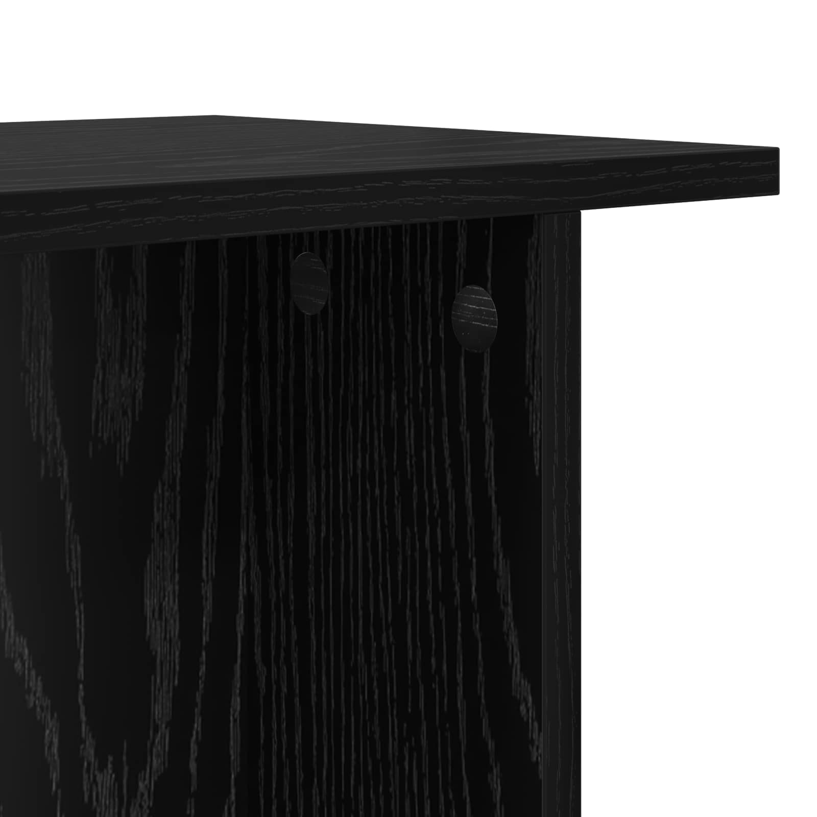 Mesa de Café Roble Negro 40 x 30 x 49 cm Madera de Ingeniería