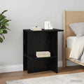 Mesa de Café Roble Negro 40 x 30 x 49 cm Madera de Ingeniería