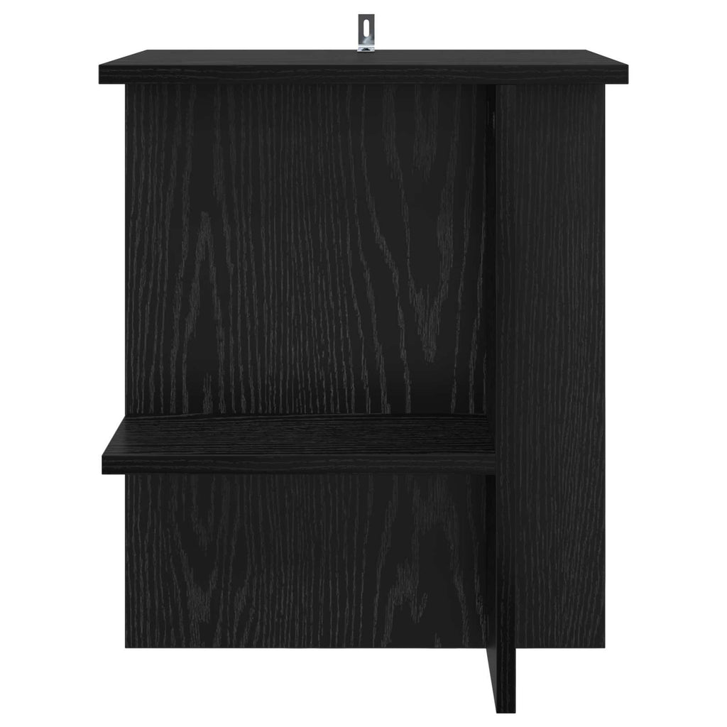 Mesa de Café Roble Negro 40 x 30 x 49 cm Madera de Ingeniería