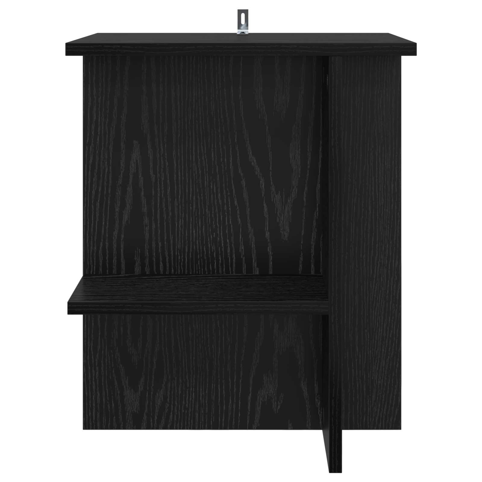Mesa de Café Roble Negro 40 x 30 x 49 cm Madera de Ingeniería