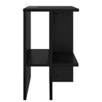 Mesa de Café Roble Negro 40 x 30 x 49 cm Madera de Ingeniería