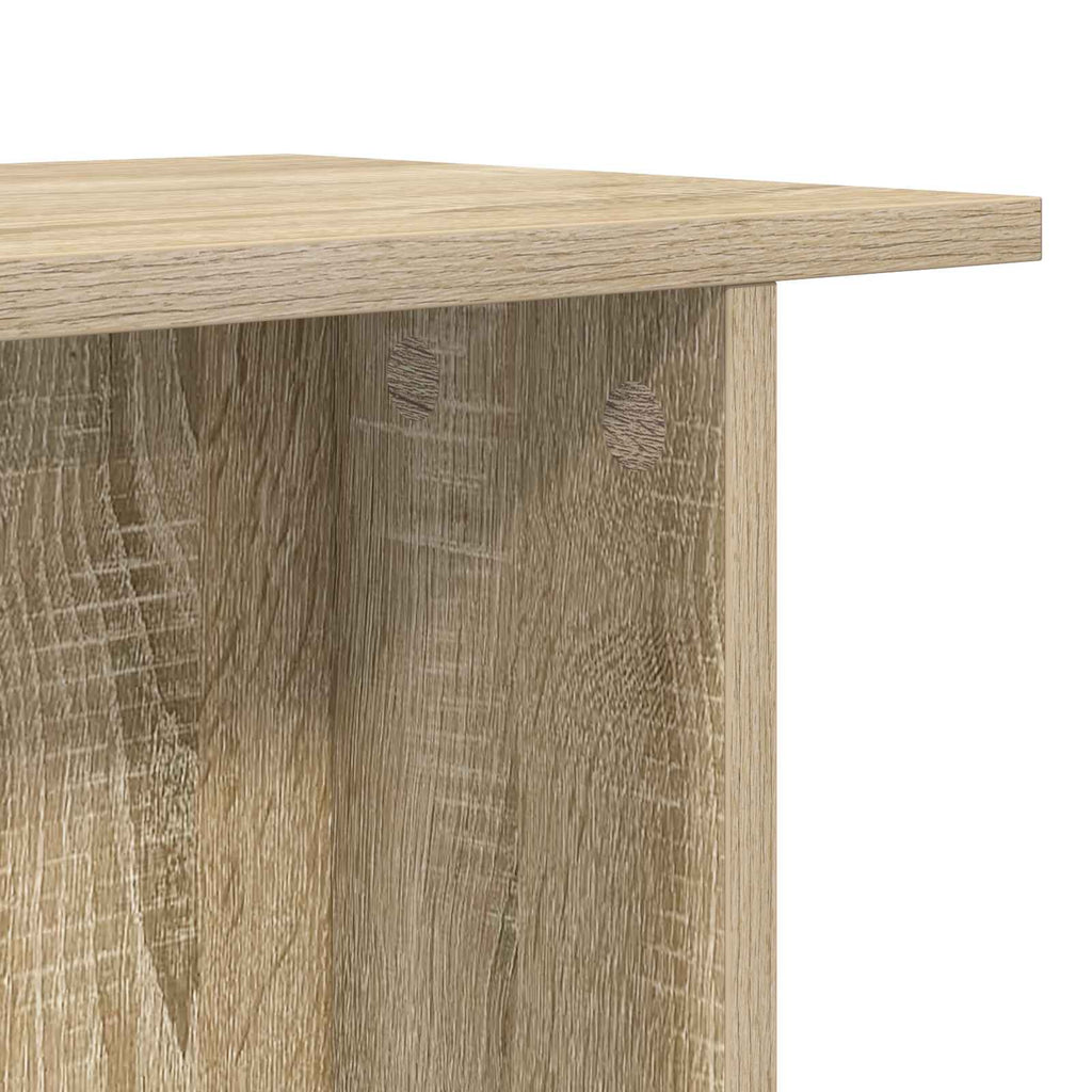 Mesa de Café Roble Sonoma 40 x 30 x 49 cm Madera de Ingeniería